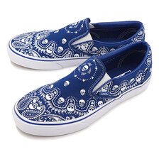 VANS BANDANA CLASSIC SLIP-ON TRUE BLUE/TRUE WHITE VN0A33TB42U画像