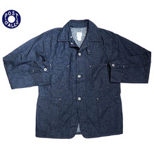 POST OVERALLS 3102 POST42 One wash 5oz Blue denim indigo画像