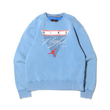 JORDAN BRAND AS M J FLT FLC PO GFX CREW SIGNAL BLUE CW8401-403画像
