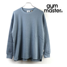 gym master メンズ ローゲージ鹿の子ビッグロンT ライトブルー G533686-52画像