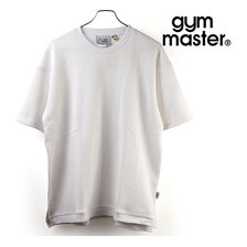 gym master メンズ ローゲージ鹿の子ビッグT ホワイト G633631-01画像