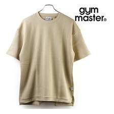 gym master メンズ ローゲージ鹿の子ビッグT ベージュ G633631-31画像