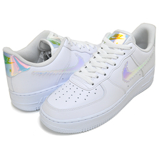 NIKE AIR FORCE 1 07 LV8 IRIDESCENT PIXEL white/multi-color-black CV1699-100画像
