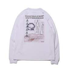 atmos DIGITALTRIP LS TEE WHITE MAT21-S014画像