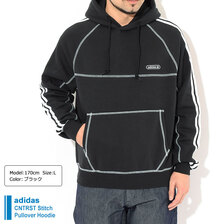 adidas CNTRST Stitch Pullover Hoodie Originals GN3891画像