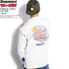 Sequence by B-ONE-SOUL TOM and JERRY CIRCLE LOGO L/S TEE -WHITE- T-1370918画像
