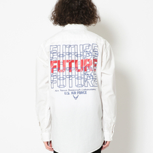 AVIREX FADE WASH LOOSE FIT SHIRT 6115096画像