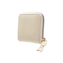 Wallet COMME des GARCONS CLASSIC LEATHER LINE D COIN CASE CREAM画像