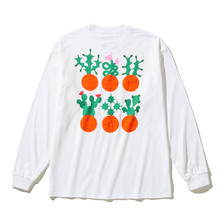 DRAKECEREAL &times; AKTR &times; Kinetics CACTUS L/S T-SHIRT WHITE KS21SLST01画像