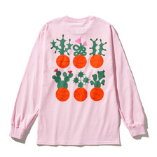 DRAKECEREAL &times; AKTR &times; Kinetics CACTUS L/S T-SHIRT PINK KS21SLST01画像