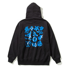 DRAKECEREAL &times; AKTR &times; Kinetics ICON HOODY BLACK KS21SHS01画像