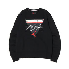 JORDAN BRAND AS M J FLT FLC PO GFX CRW BLK BLACK CZ8265-010画像