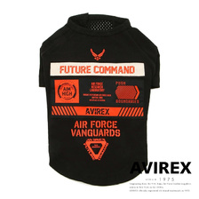 AVIREX S/S SHEETING PATCHED T-SHIRT 420821101画像