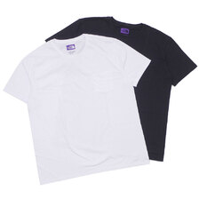 THE NORTH FACE PURPLE LABEL Pack Field Tee WHITE&BLACK画像