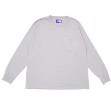 THE NORTH FACE PURPLE LABEL 7oz L/S Pocket Tee AH(Asphalt Gray) NT3102N画像