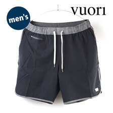 Vuori BANKS SHORT BLACK LINEN TEXTURE V330/5036002画像