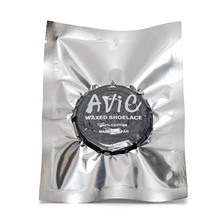 AVIC BLACK SILVER TIP SHOELACE画像