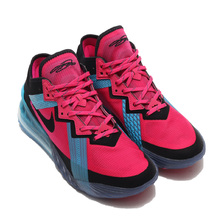 NIKE LEBRON XVIII LOW FIREBERRY/BLACK-LT BLUE FURY CV7562-600画像