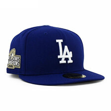 NEW ERA LOS ANGELES DODGERS 2020 WORLD SERIES CHAMPIONS 59FIFTY CAP BLUE HL12721882画像