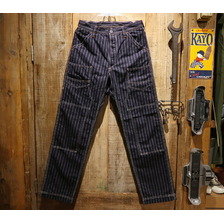 FREEWHEELERS UNION SPECIAL OVERALLS DERRICKMAN OVERALLS Original 10.5oz Discharge Printed Twill 2032010画像