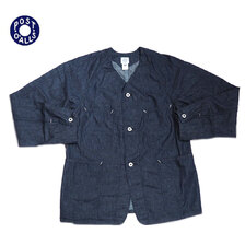 POST OVERALLS 3103 POST42 DV One wash 5oz Blue denim indigo画像