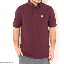 FRED PERRY Button Down S/S Polo Shirt M1627画像