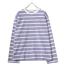URU COTTON BORDER / CREW NECK L/S BORDER TEE 21SUC01画像