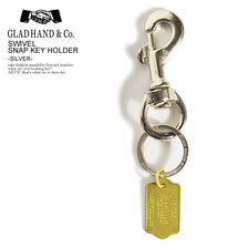 GLAD HAND SWIVEL SNAP KEY HOLDER -SILVER-画像