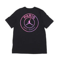 JORDAN BRAND AS M J PSG LOGO SS TEE BLACK CV3403-010画像