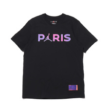 JORDAN BRAND AS M J PSG WORDMARK TEE BLACK CZ0802-010画像