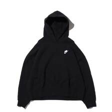 NIKE AS W NSW NSW HOODIE FLC BLACK/WHITE DC5281-010画像