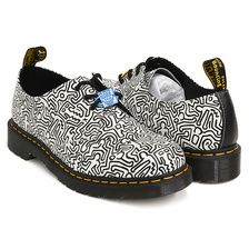 Dr.Martens 1461 KEITH HARING 3EYE GIBSON SHOE WHITE SMOOTH 26833009画像