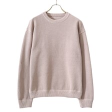 crepuscule Moss stitch L/S sweat 2101-001画像