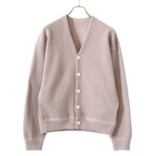 crepuscule Moss stitch V/N cardigan 2101-002画像