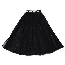 UGG メッシュ ロングスカート BLACK 21SS-UGSK01画像