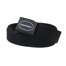 DESCENDANT 21SS OVAL BELT BLACK 211MYDS-AC02画像