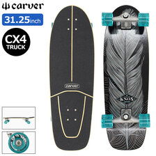 Carver Skateboards Knox Quill 31.25in &times; 9.875in CX4 Surfskate Complete C1012011067画像