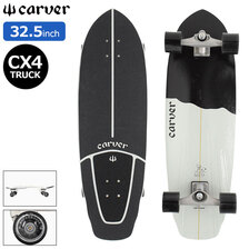 Carver Skateboards Black Tip 32.5in &times; 9.875in CX4 Surfskate Complete C1012011063画像