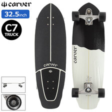 Carver Skateboards Black Tip 32.5in &times; 9.875in C7 Surfskate Complete C1013011063画像