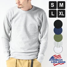 J.E.MORGAN 長袖 クルーネック ワッフル カットソー JB031画像