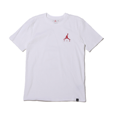 JORDAN BRAND AS M J JUMPMAN AIR EMBRD TEE WHITE/GYM RED AH5297-102画像