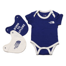 THE NORTH FACE B S/S ROMPE 2P BIB BOLT BLUE NTB12175-BT画像