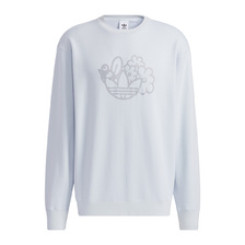adidas Crew Sweat HELLOW BLUE HB6866画像