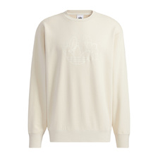 adidas Crew Sweat HELLOW IVORY HB6867画像