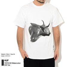 HUF YOTO OX Watercolor S/S Tee TS01560画像