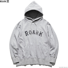 ROARK REVIVAL "MEDIEVAL LOGO" P/O HOODED SWEAT (HEATHER GREY) RSWJ702画像