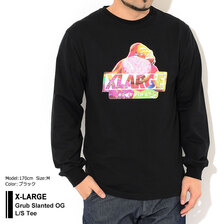 X-LARGE Grub Slanted OG L/S Tee 101203011013画像