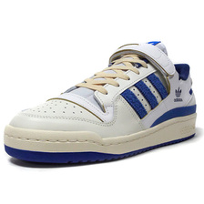 adidas FORUM 84 LOW BLUE THREAD FOOTWEAR WHITE/TEAM ROYAL BLUE/CREAM WHITE S23764画像
