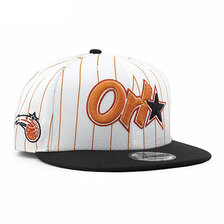 NEW ERA ORLANDO MAGIC CITY EDITION 9FIFTY SNAPBACK CAP WHITE CHARCOAL BJ60102726画像