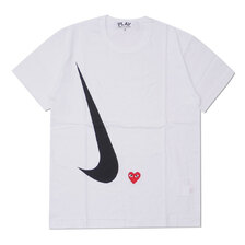 PLAY COMME des GARCONS × NIKE MENS NIKE × Play T-Shirt WHITE画像